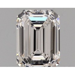 Diament laboratoryjny bezbarwny szlif szmaragdowy, ct, VVS2, D, IGI, LG741586056